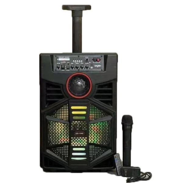 Φωτογραφία προϊόντος: OEM Σύστημα Karaoke με Ασύρματα Μικρόφωνα Kimiso QS-1340 σε Μαύρο Χρώμα