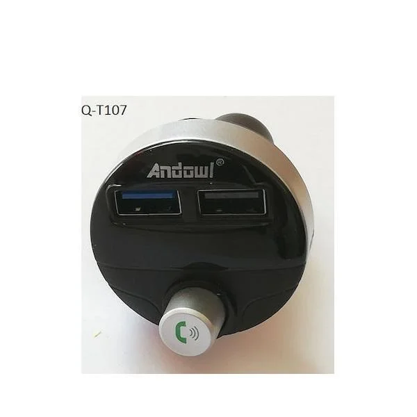 Φωτογραφία προϊόντος: OEM Andowl FM Transmitter Αυτοκινήτου Q-T107 με Bluetooth / USB