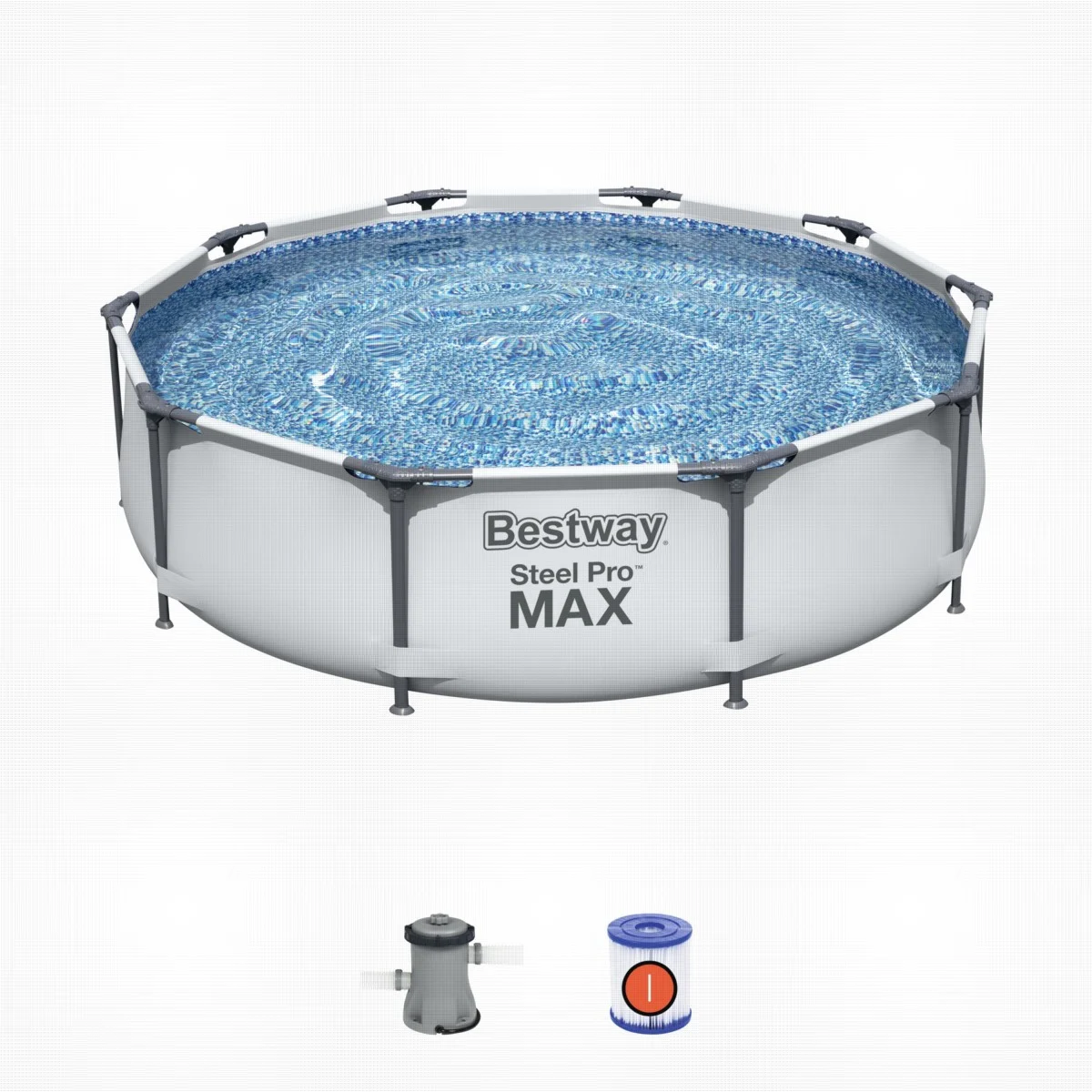 Φωτογραφία προϊόντος: BESTWAY 56408 Steel Pro Pool Frame 3,05 m x 0,76 m με αντλία