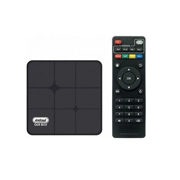 Φωτογραφία προϊόντος: OEM Andowl TV Box QG9 4K UHD με WiFi USB 2.0 / USB 3.0 4GB RAM και 64GB Αποθηκευτικό Χώρο με Λειτουργικό Android 10.0