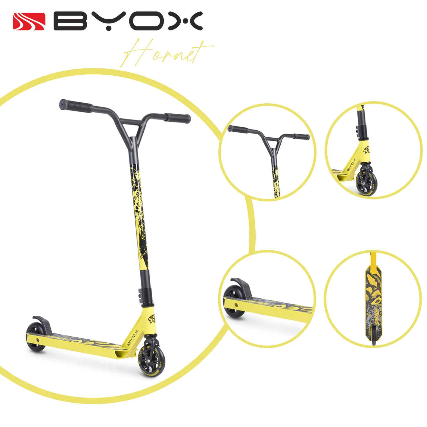 Φωτογραφία προϊόντος: BYOX - Stunt scooter Hornet - 3800146226008