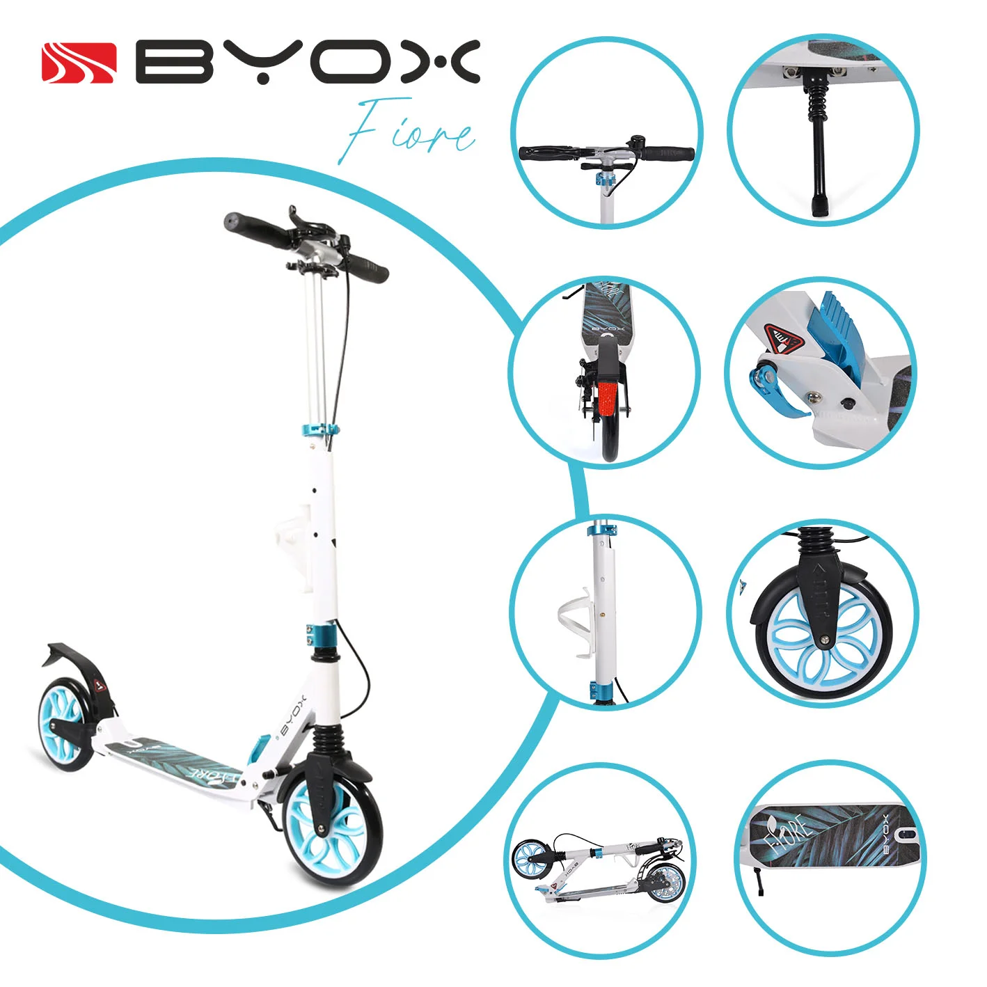 Φωτογραφία προϊόντος: BYOX - Scooter Fiore blue - 3800146225308