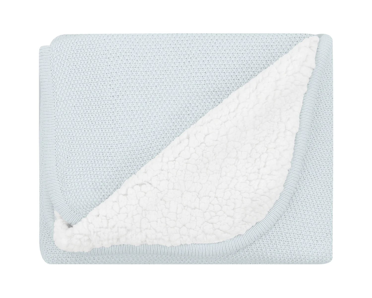 Φωτογραφία προϊόντος: Kikka Boo - Knitted sherpa cotton blanket Dream Big Blue - 31103010047