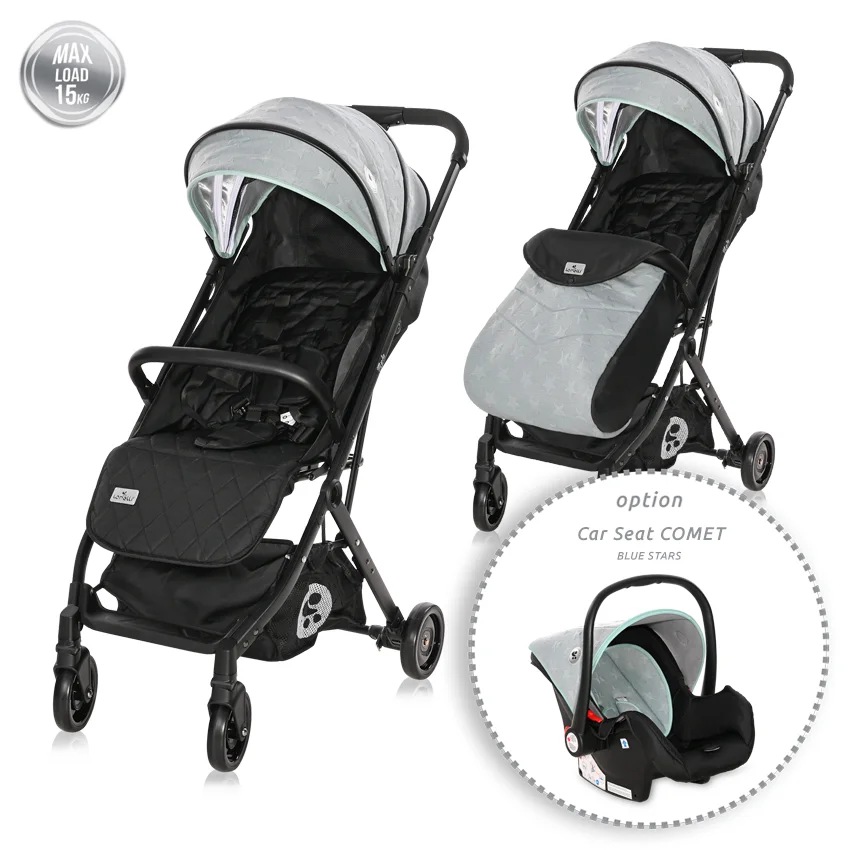 Φωτογραφία προϊόντος: LORELLI - BABY STROLLER MYLA SILVER BLUE STARS - 10021592149