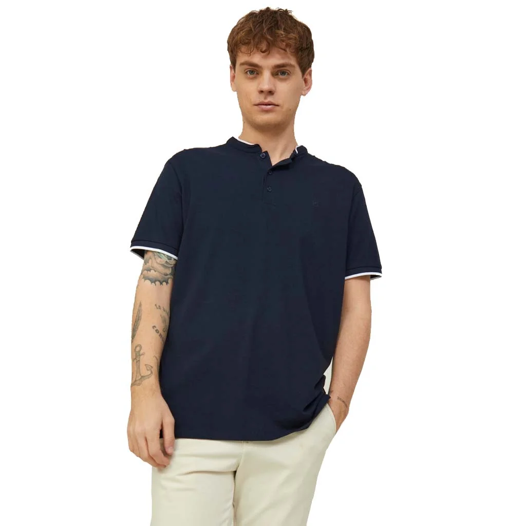 Φωτογραφία προϊόντος: Ανδρικό Μαο Πόλο JACK & JONES 12208977 Navy