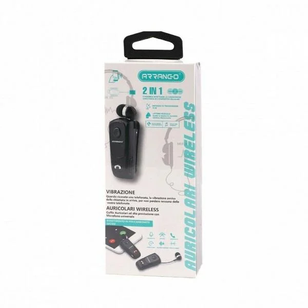 Φωτογραφία προϊόντος: OEM Arrango AC76124 In-ear Bluetooth Handsfree Ακουστικά Μαύρα