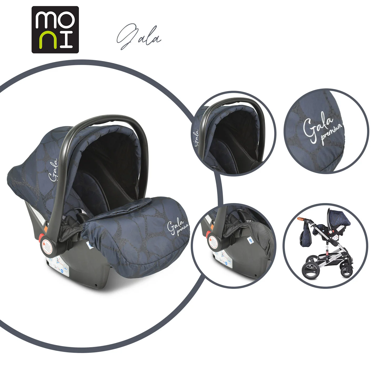 Φωτογραφία προϊόντος: MONI - Car seat Gala Premium azure - 3801005150403