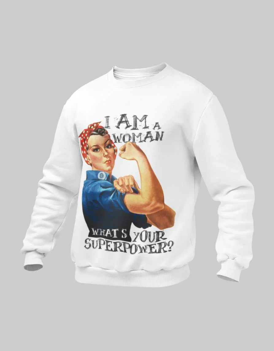 Φωτογραφία προϊόντος: I am a woman what s your super power Παιδικό Φούτερ
