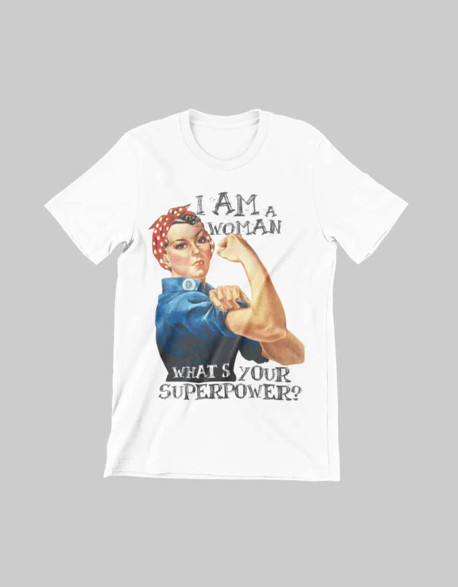 Φωτογραφία προϊόντος: I am a woman what s your super power Παιδικό T-shirt
