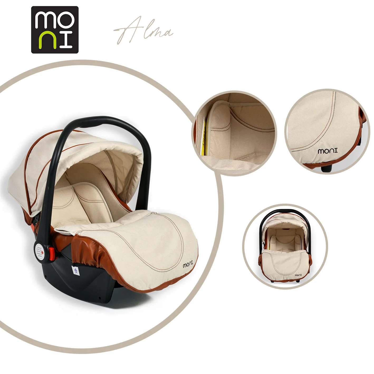 Φωτογραφία προϊόντος: MONI - Car seat Alma beige - 3801005150298