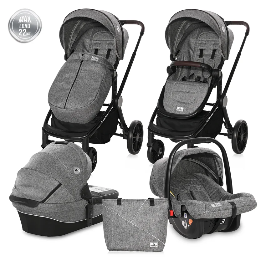 Φωτογραφία προϊόντος: LORELLI - BABY STROLLER RAMONA STEEL GREY - 10021682184R