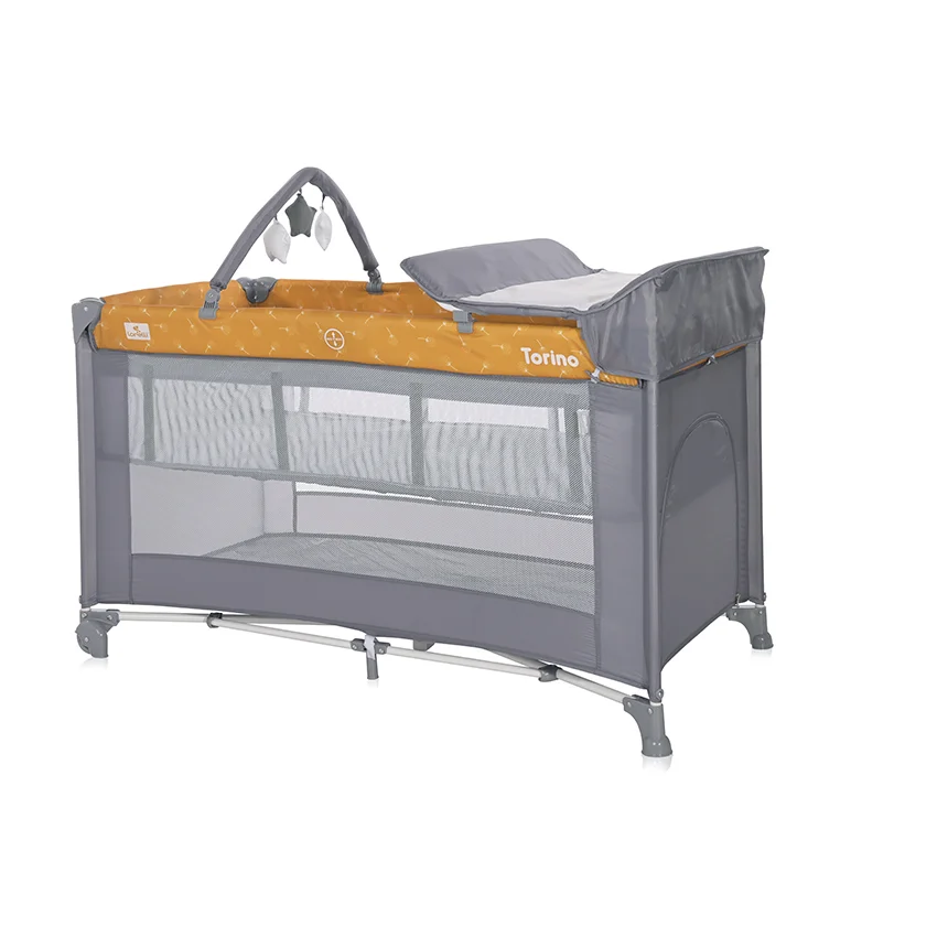 Φωτογραφία προϊόντος: LORELLI - BABY COT TORINO 2 LAYERS PLUS LEMON CURRY FLORAL - 10080472215