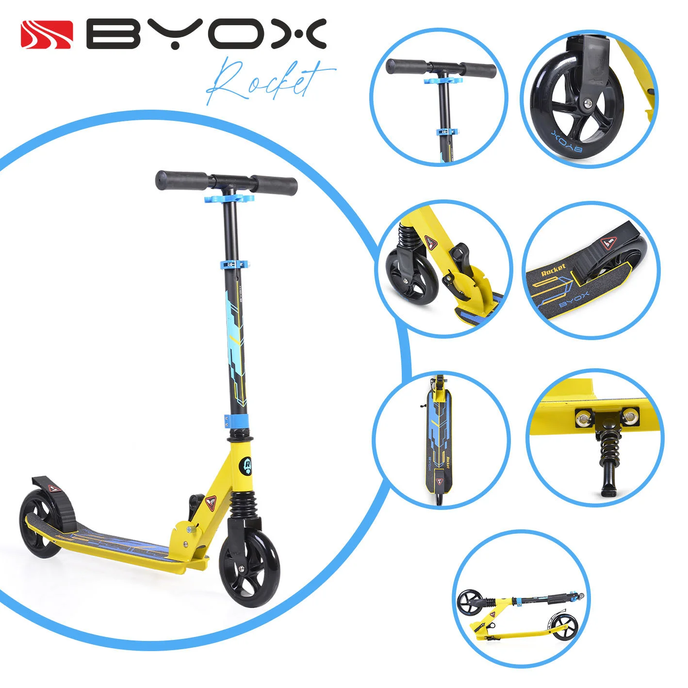 Φωτογραφία προϊόντος: BYOX - Scooter Rocket blue - 3800146227081