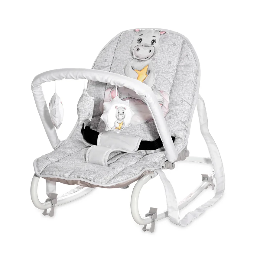 Φωτογραφία προϊόντος: LORELLI - BABY ROCKER ELIZA NOBLE GREY HIPPO - 10110142320