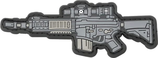 Φωτογραφία προϊόντος: Barbaric Gun Patch, 10.2x3.8 cm, Βέλκρο