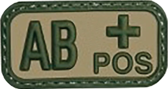 Φωτογραφία προϊόντος: Barbaric Blood AB+ Patch, Βέλκρο