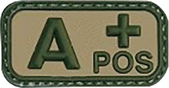 Φωτογραφία προϊόντος: Barbaric Blood A+ Patch, Βέλκρο