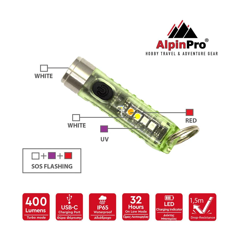 Φωτογραφία προϊόντος: ΦΑΚΟΣ ALPIN-PRO TINY ΠΡΑΣΙΝΟ ΧΡΩΜΑ