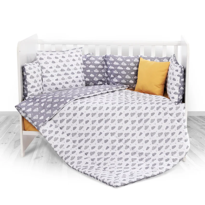 Φωτογραφία προϊόντος: LORELLI - SET 5 PARTS-4 ROUND PS.RANFORCE CLOUDS GRAY - 20800084901