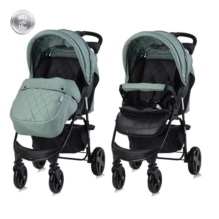 Φωτογραφία προϊόντος: LORELLI - BABY STROLLER OLIVIA GREEN BAY+FOOOTCOVER - 10021872390