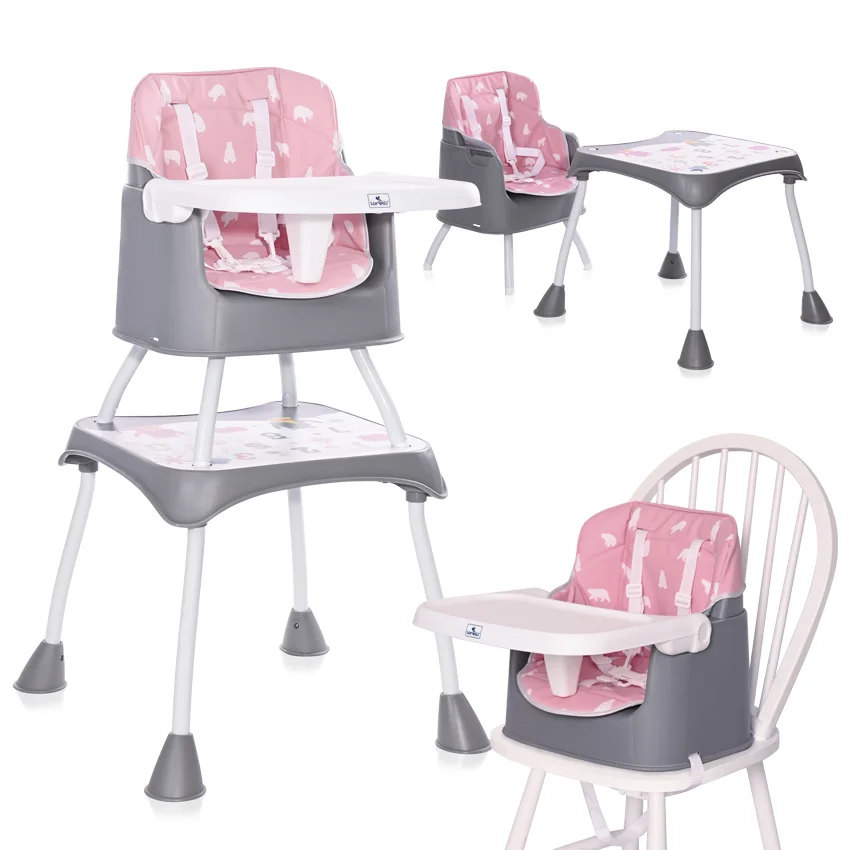Φωτογραφία προϊόντος: LORELLI - FEEDING CHAIR TRICK 3IN1 PINK BEARS - 10100492133