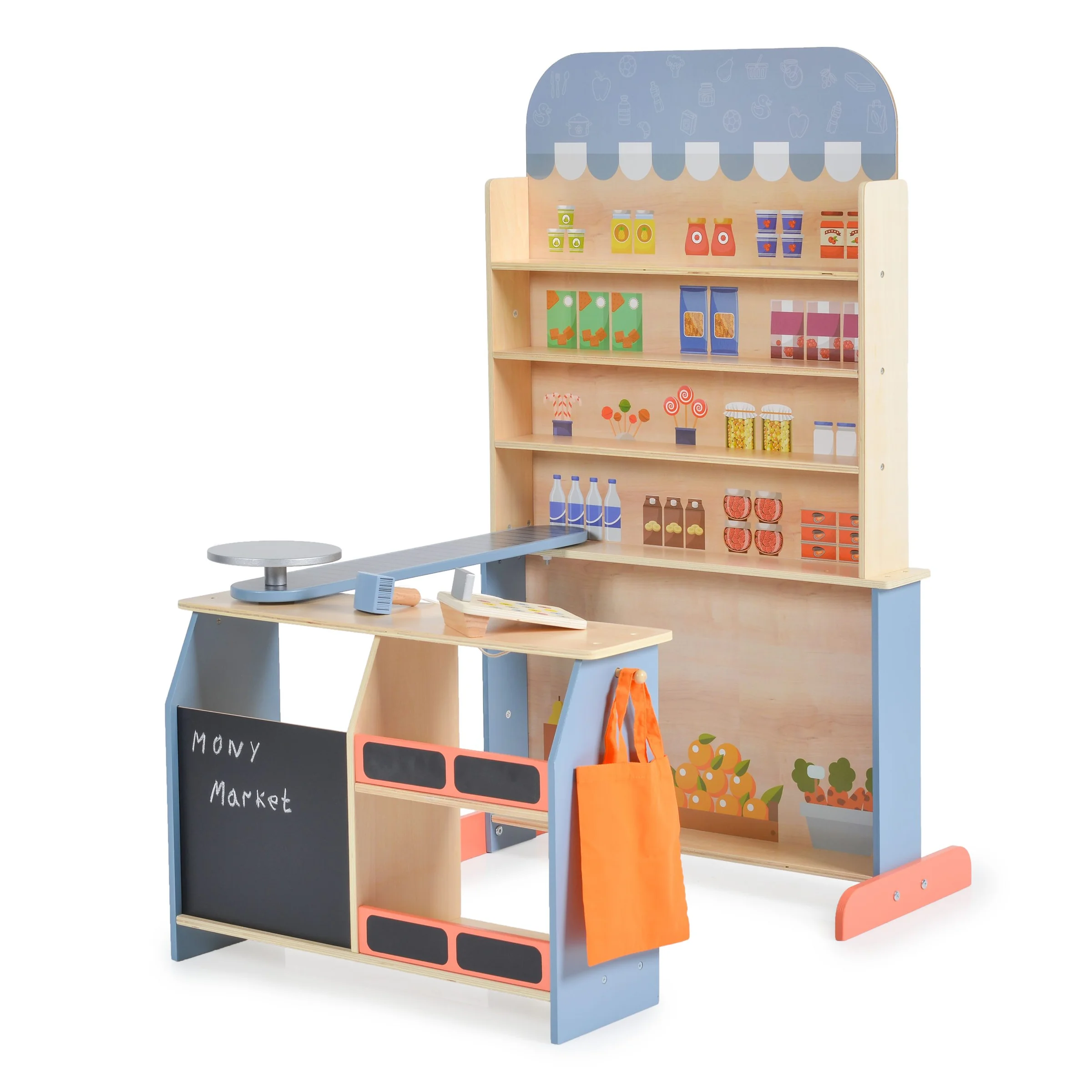 Φωτογραφία προϊόντος: MONI TOYS - Wooden supermarket 4426 5 pcs - 3800146223137