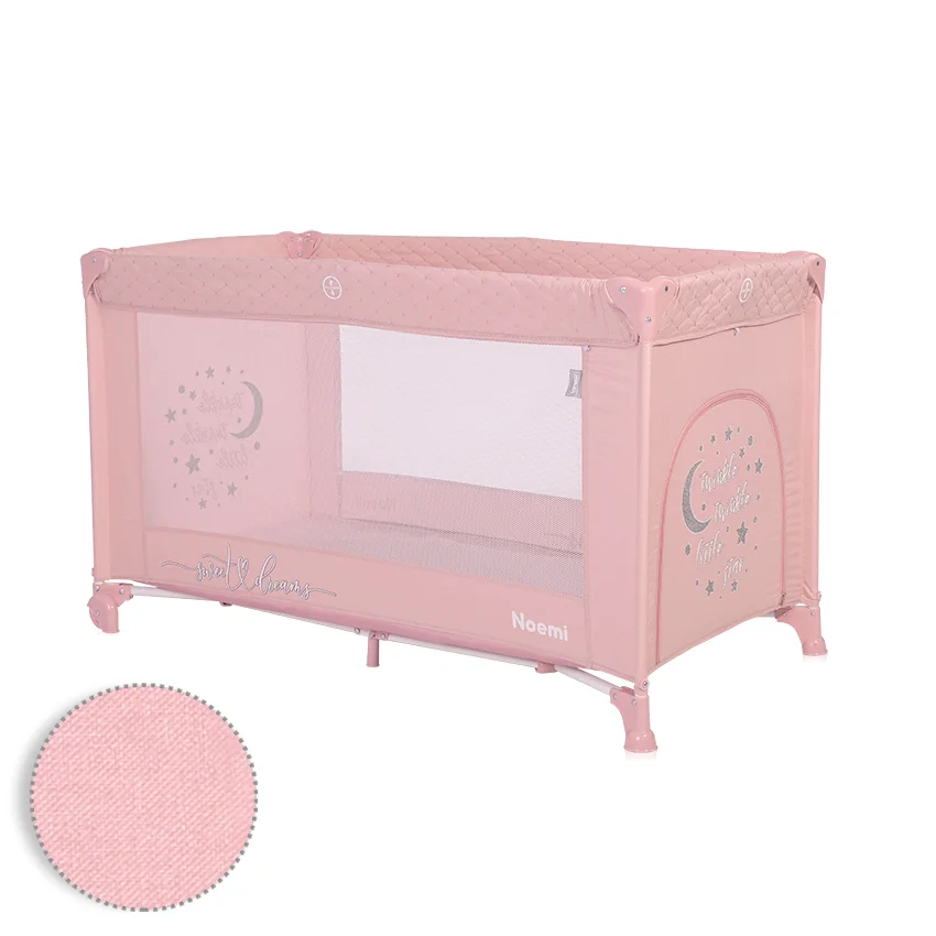 Φωτογραφία προϊόντος: LORELLI - BABY COT NOEMI 1 LAYER MELLOW ROSE STAR - 10080542219