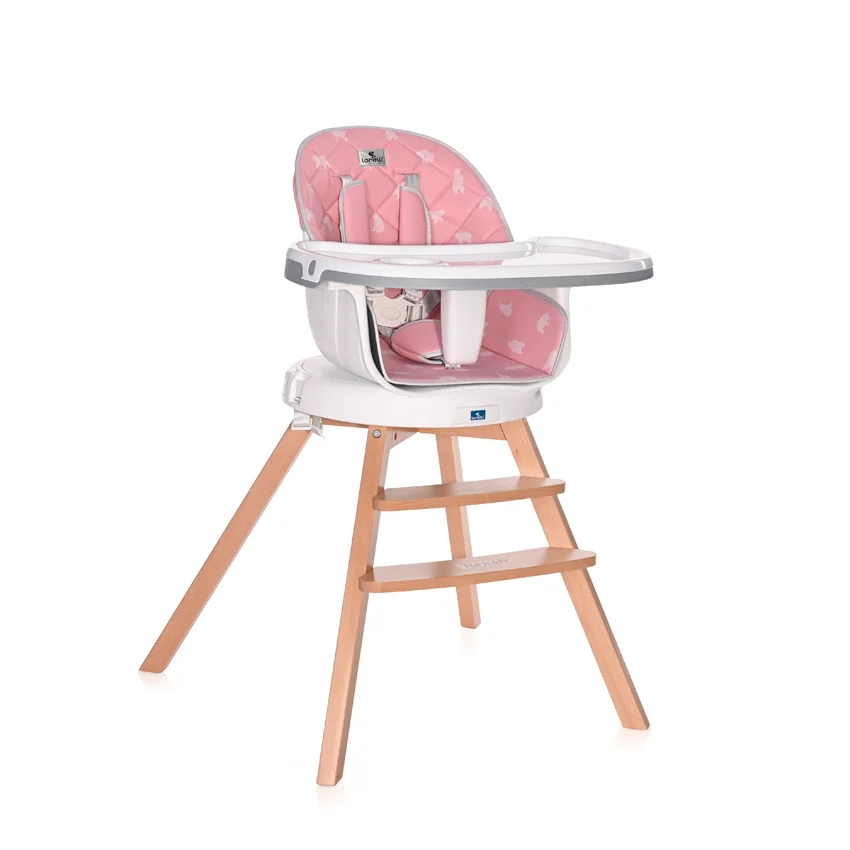 Φωτογραφία προϊόντος: LORELLI - FEEDING CHAIR NAPOLI WITH ROTATION PINK BEARS - 10100472133