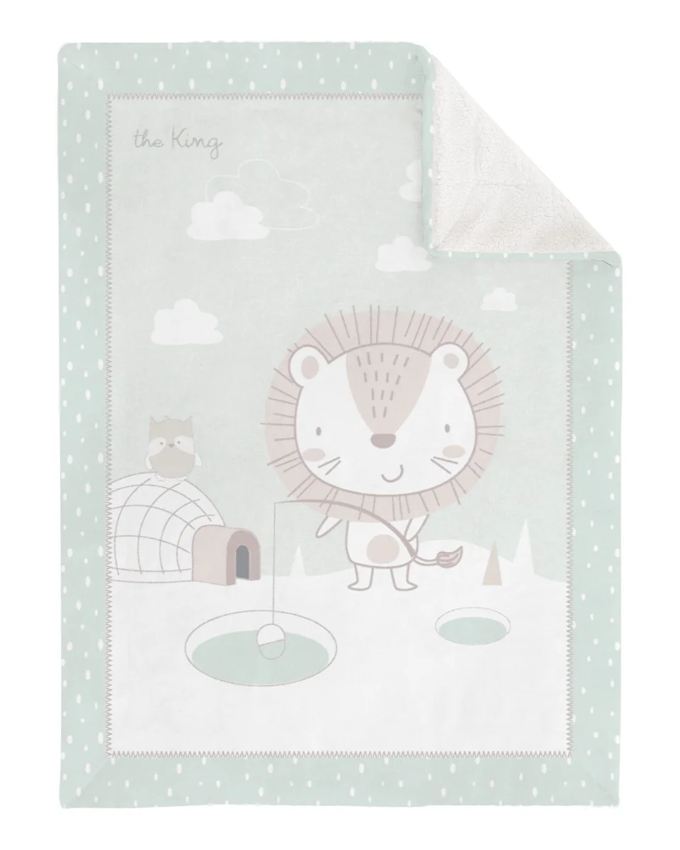 Φωτογραφία προϊόντος: Kikka Boo - Super soft sherpa blanket 80/110 cm Jungle King - 31103020139