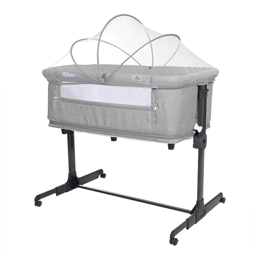 Φωτογραφία προϊόντος: LORELLI - CRIB MILANO 2 in 1 GREY - 10080440003