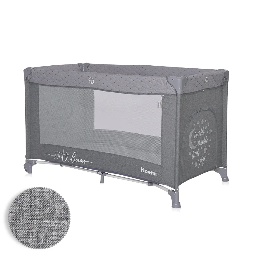 Φωτογραφία προϊόντος: LORELLI - BABY COT NOEMI 1 LAYER COOL GREY STAR - 10080542216