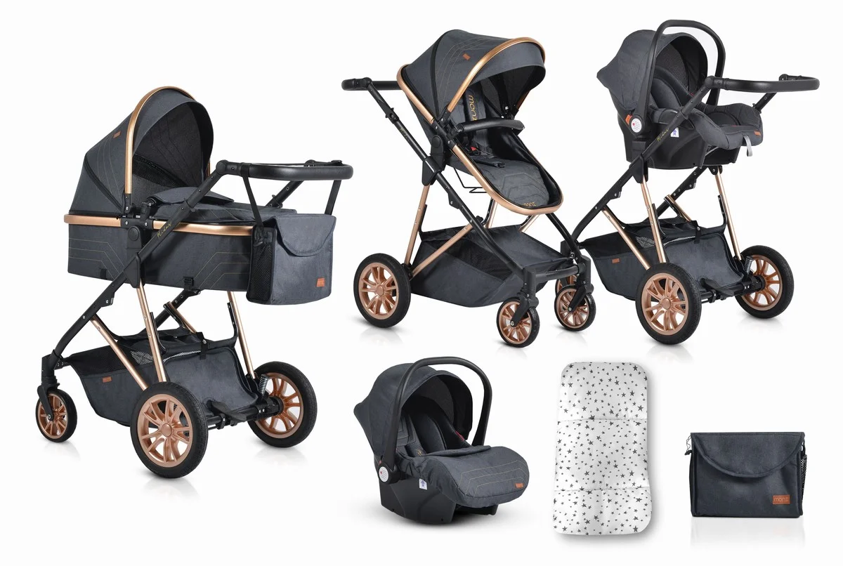 Φωτογραφία προϊόντος: MONI - Baby stroller Midas 3 in 1 black - 3800146235796