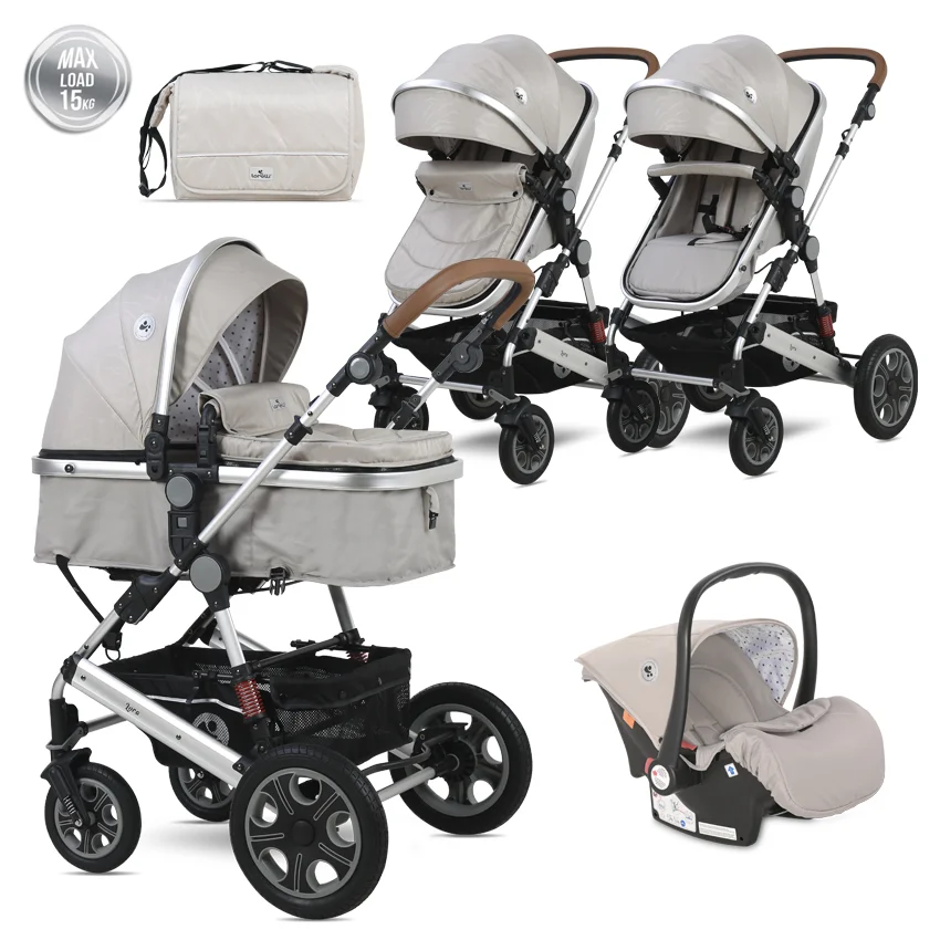 Φωτογραφία προϊόντος: LORELLI - BABY STROLLER LORA SET STRING DOTS - 10021282115D