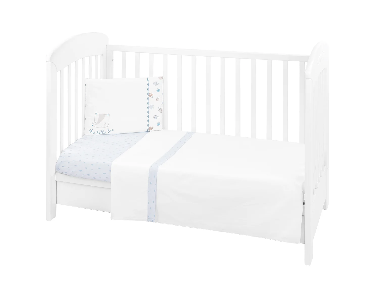 Φωτογραφία προϊόντος: Kikka Boo - Bedding set 3 pcs EU Style 70/140 Little Fox - 41101030139