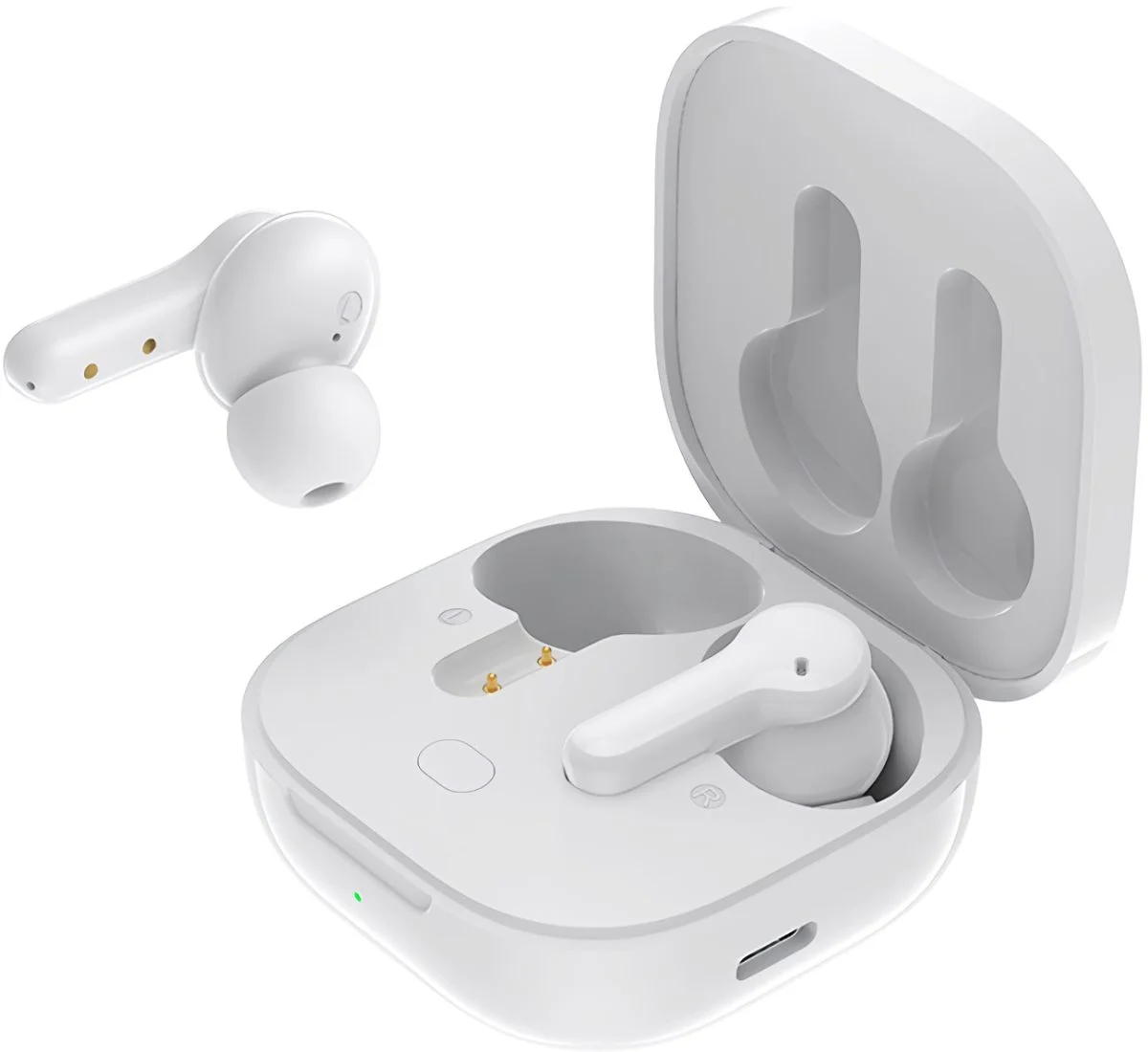 Φωτογραφία προϊόντος: QCY T13 TWS WHITE Dual Driver 4-mic noise cancel. True Wireless Earbuds - Quick Charge 380mAh