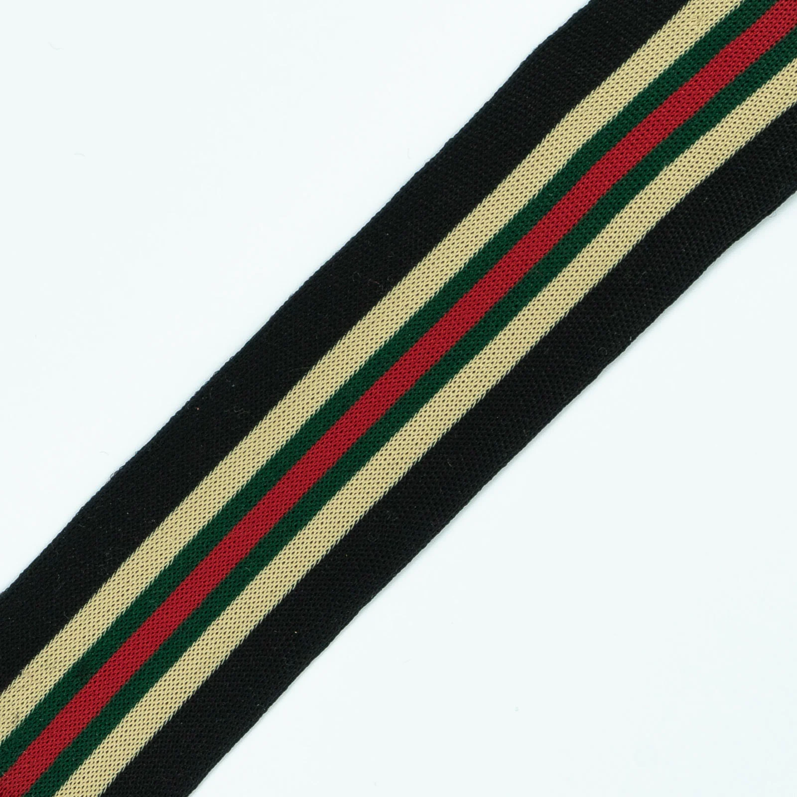 Φωτογραφία προϊόντος: Rib Tape Knitted Black - Beige - Green - Red Elafi 4 Cm