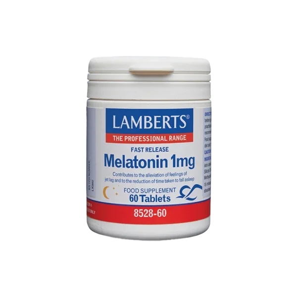Φωτογραφία προϊόντος: Lamberts Melatonin 1 mg Fast Release, 60 tablets