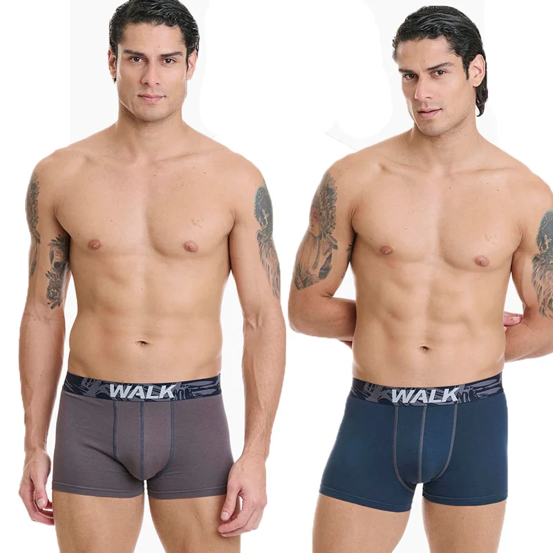 Φωτογραφία προϊόντος: Ανδρικό Boxer Walk 2pack W1762-4_0308 Μπλε Σκούρο Γκρι
