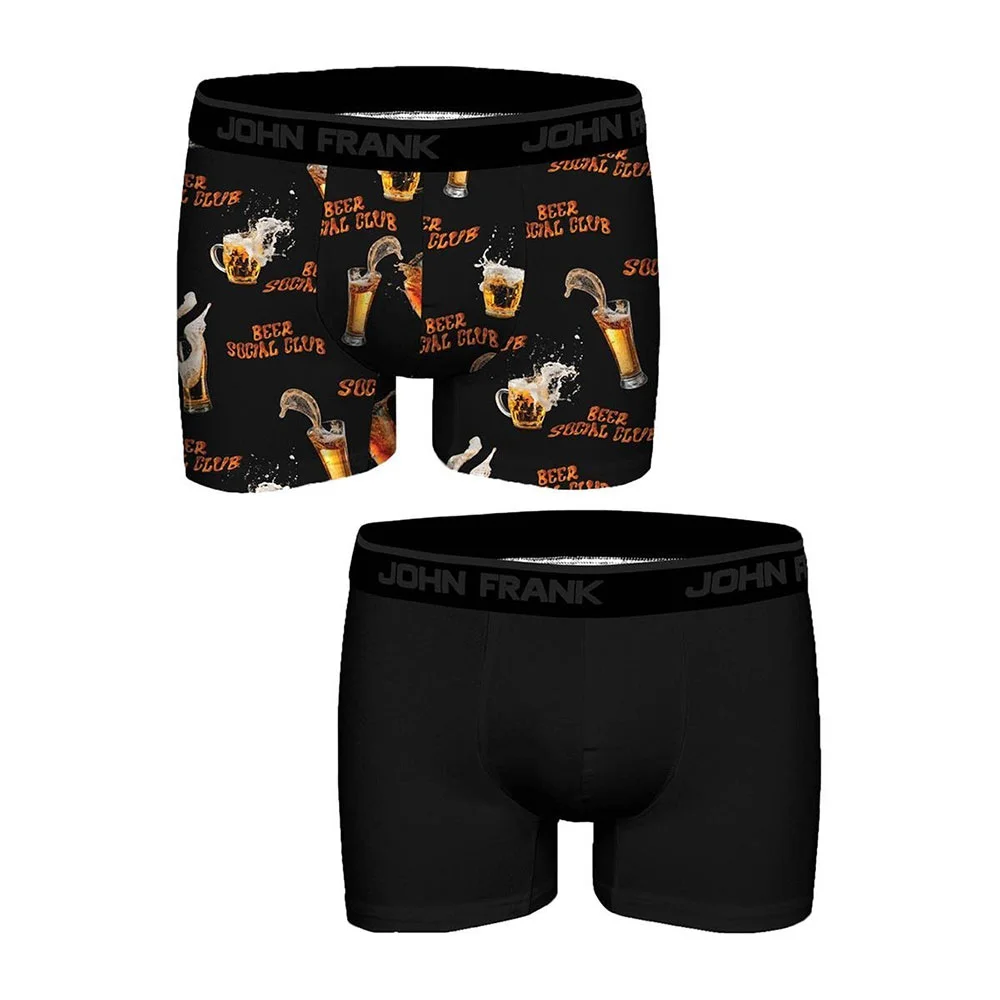 Φωτογραφία προϊόντος: Ανδρικό Boxer John Frank 2pack JF2BFUN107 Πολύχρωμο