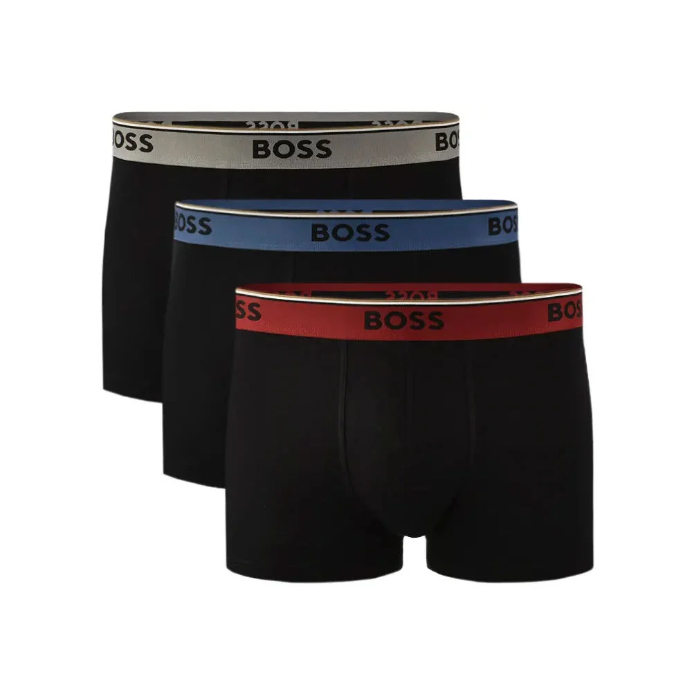 Φωτογραφία προϊόντος: Ανδρικό Boxer Cotton Stretch 3pack BOSS 50531684-964 Μαύρο