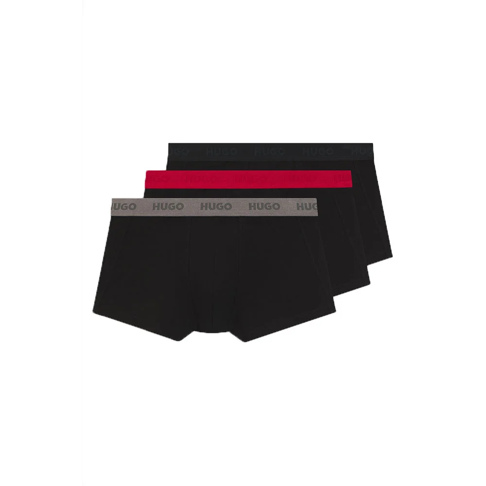 Φωτογραφία προϊόντος: Ανδρικό Boxer Cotton Stretch 3pack HUGO 50532611-009 Μαύρο