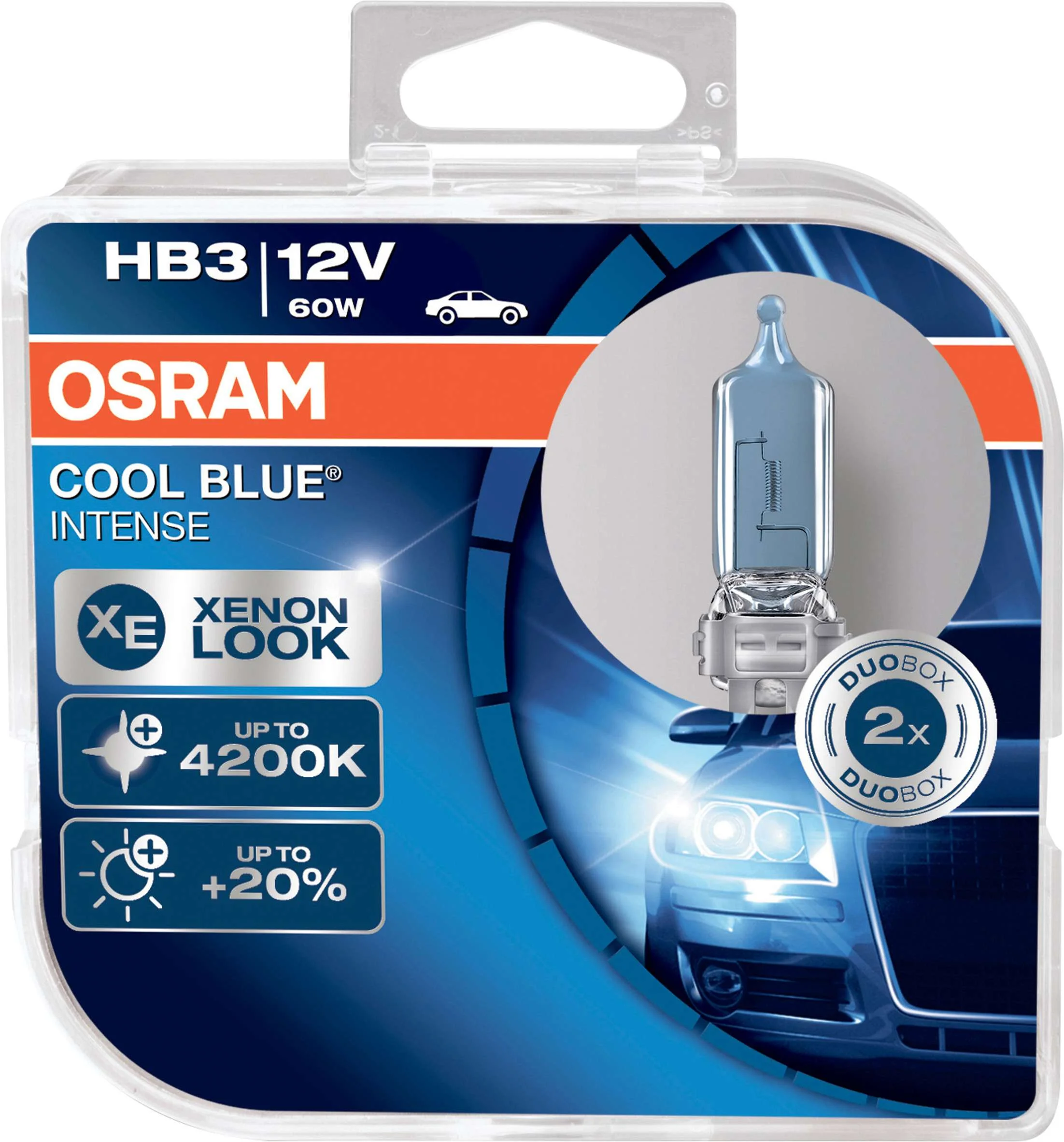 Φωτογραφία προϊόντος: OSRAM HB3 12V 60W Cool Blue Intense 4200K (9005CBI-HCB) 2τμχ