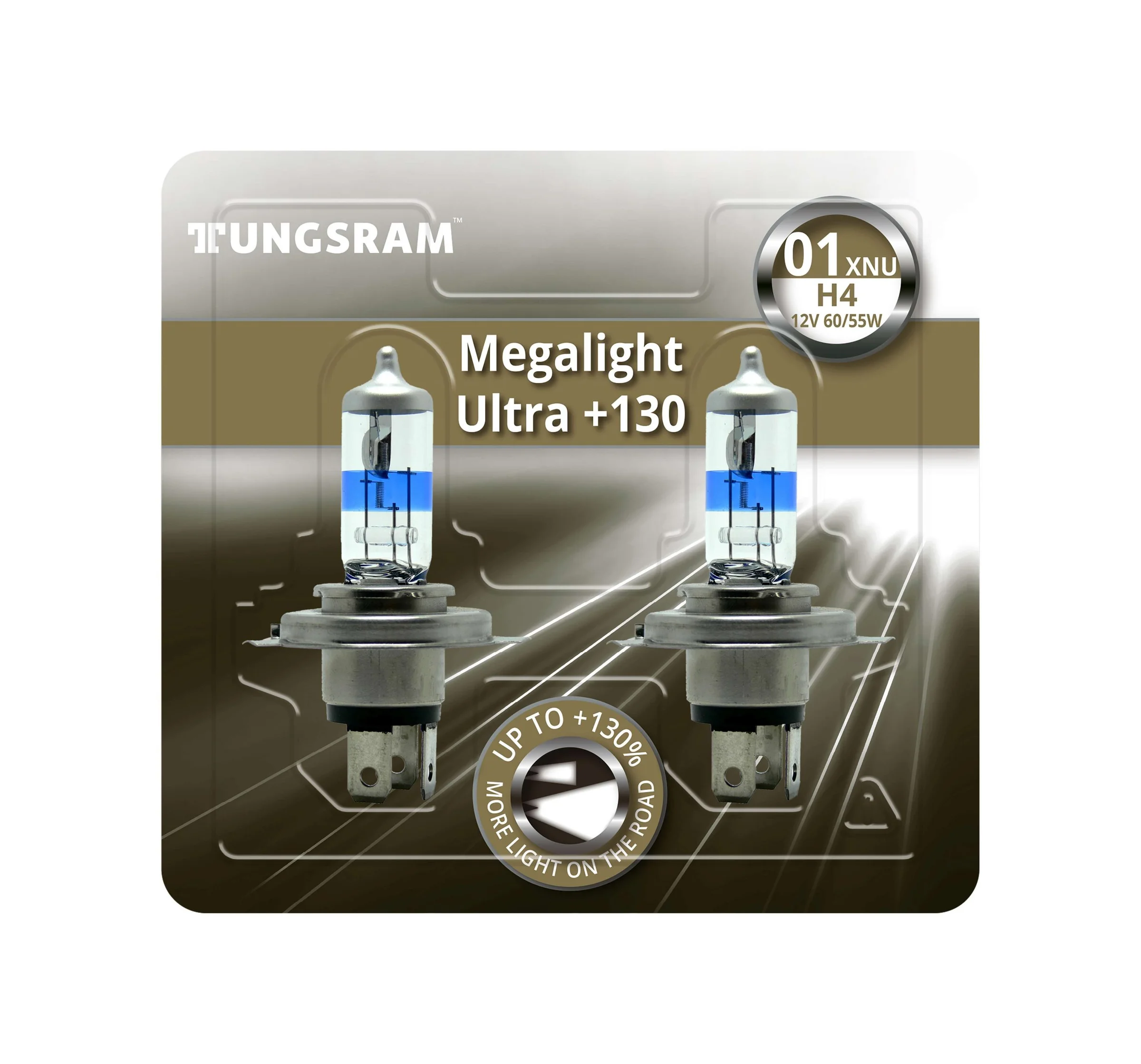 Φωτογραφία προϊόντος: TUNGSRAM H4 12V 60/55W P43t Megalight Ultra +130% ΠΕΡΙΣΣΟΤΕΡΟ ΦΩΣ (50440XNU BL2) 2τμχ