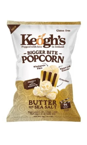 Φωτογραφία προϊόντος: Keogh’s Butter + Sea Salt Popcorn 70gr