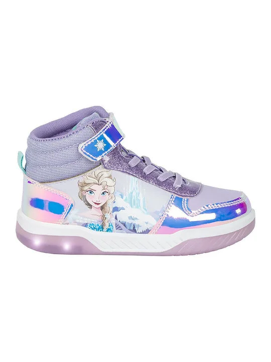 Φωτογραφία προϊόντος: Cerda Παιδικά Sneakers Frozen Μποτάκια με Φωτάκια 2300006654 Λιλά