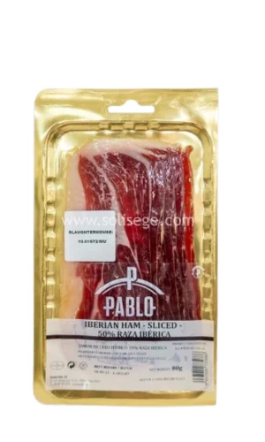 Φωτογραφία προϊόντος: Cecinas Pablo Sliced Iberian Ham 50% Raza Iberica 80G