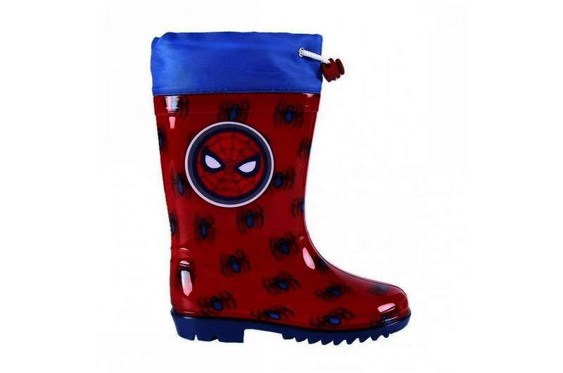 Φωτογραφία προϊόντος: Antrin Spiderman Παιδικές Γαλότσες 2300004879 Κόκκινες