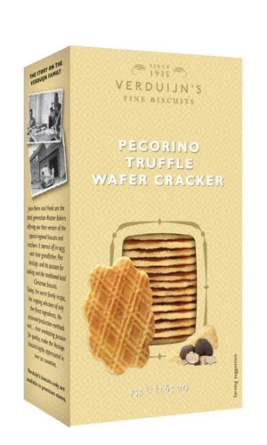Φωτογραφία προϊόντος: Pecorino Truffle Wafer Cracker - Verduijn s Fine Biscuits - 75g