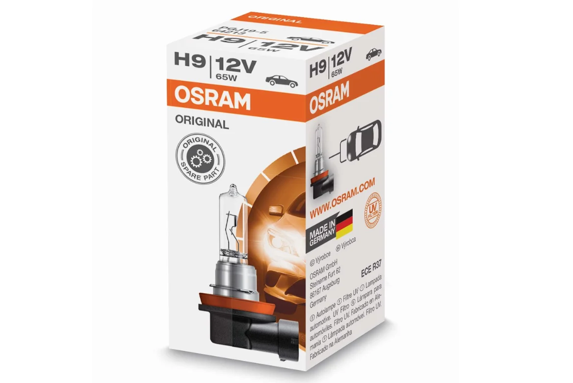 Φωτογραφία προϊόντος: Osram Λάμπα Αλογόνου H9 12V 65w 1Τμχ