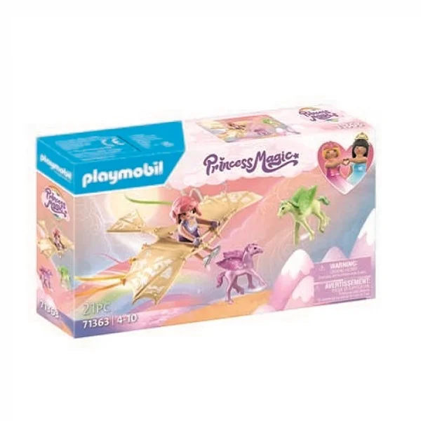Φωτογραφία προϊόντος: Playmobil Princess Magic Εκδρομή Στα Σύννεφα Με Μικρούς Πήγασους - 71363.